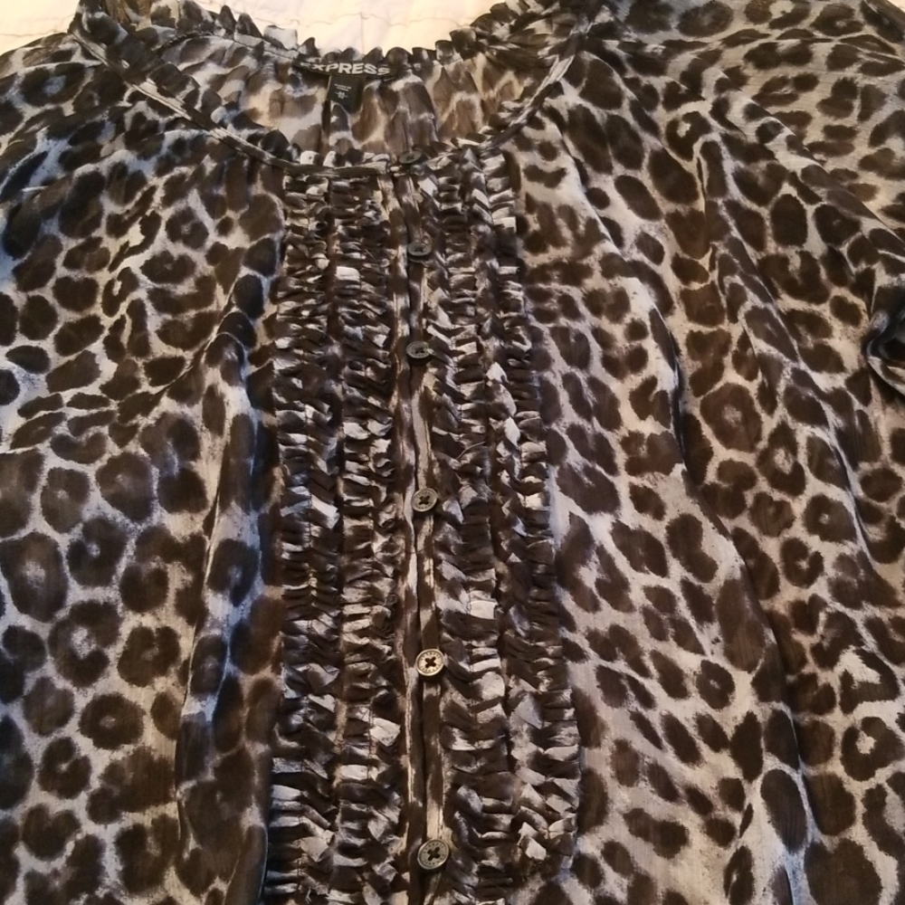 Express leopard blouse - Picture 2 of 2